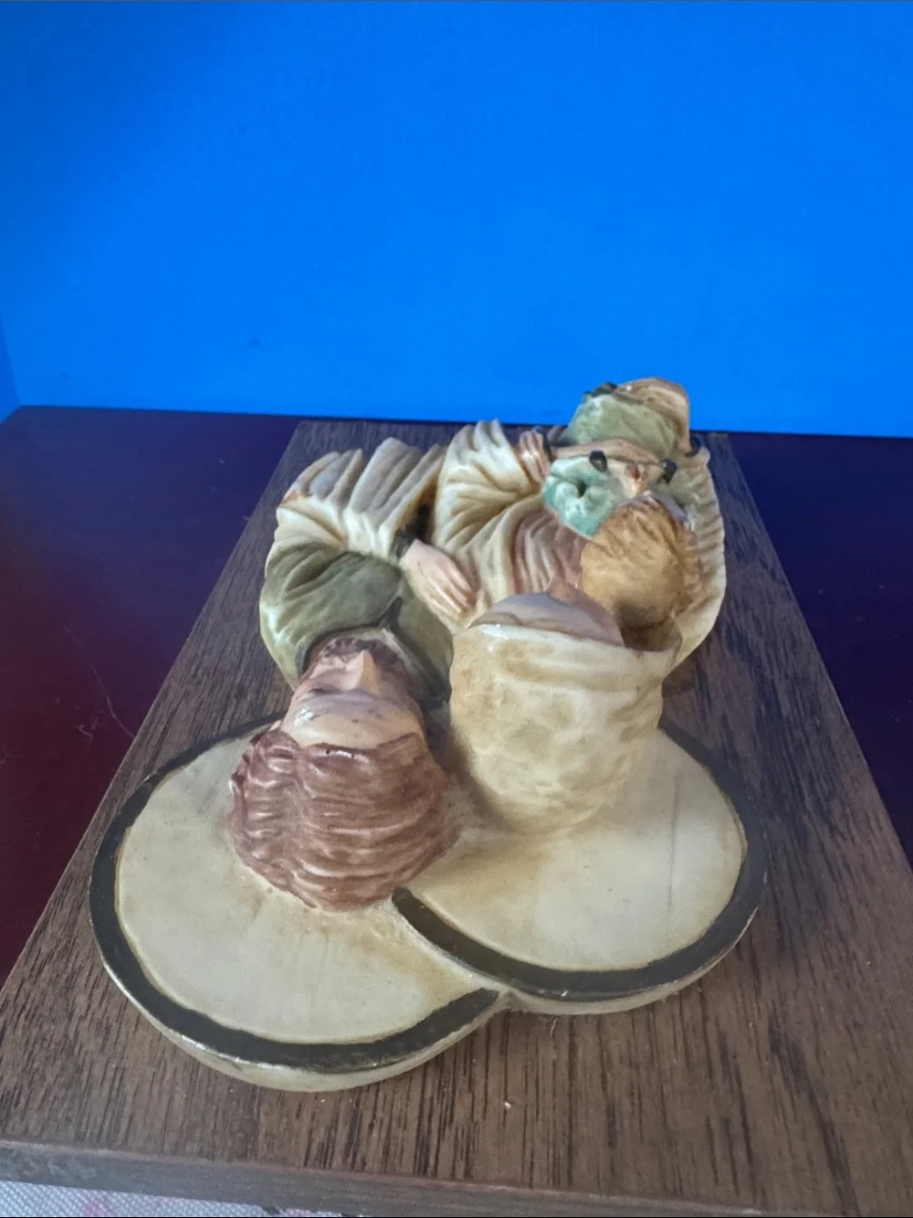 Vintage Holy Family Wall Plaque Jesus Virgin Mary Joseph Roman Italy Religion
